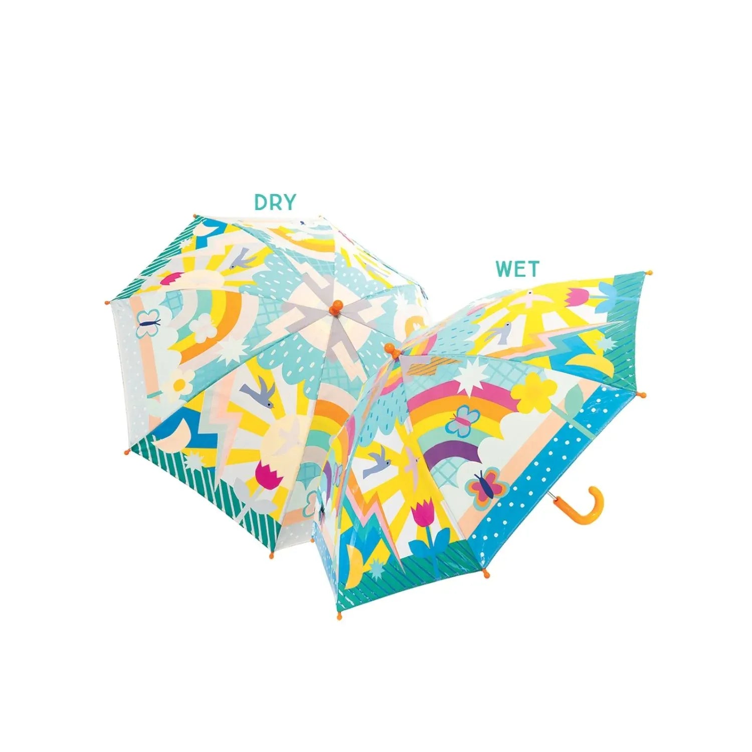 Floss & Rock Girls Accessory Rainbow - Colour Changing Umbrella 17"
