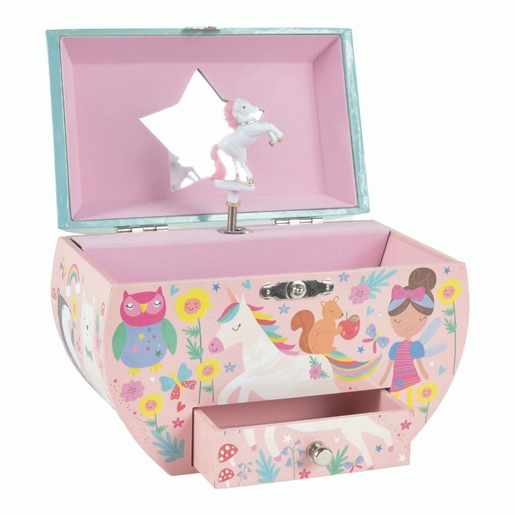 Floss & Rock Girls Accessory Rainbow Fairy Circular - Musical Jewellery Box
