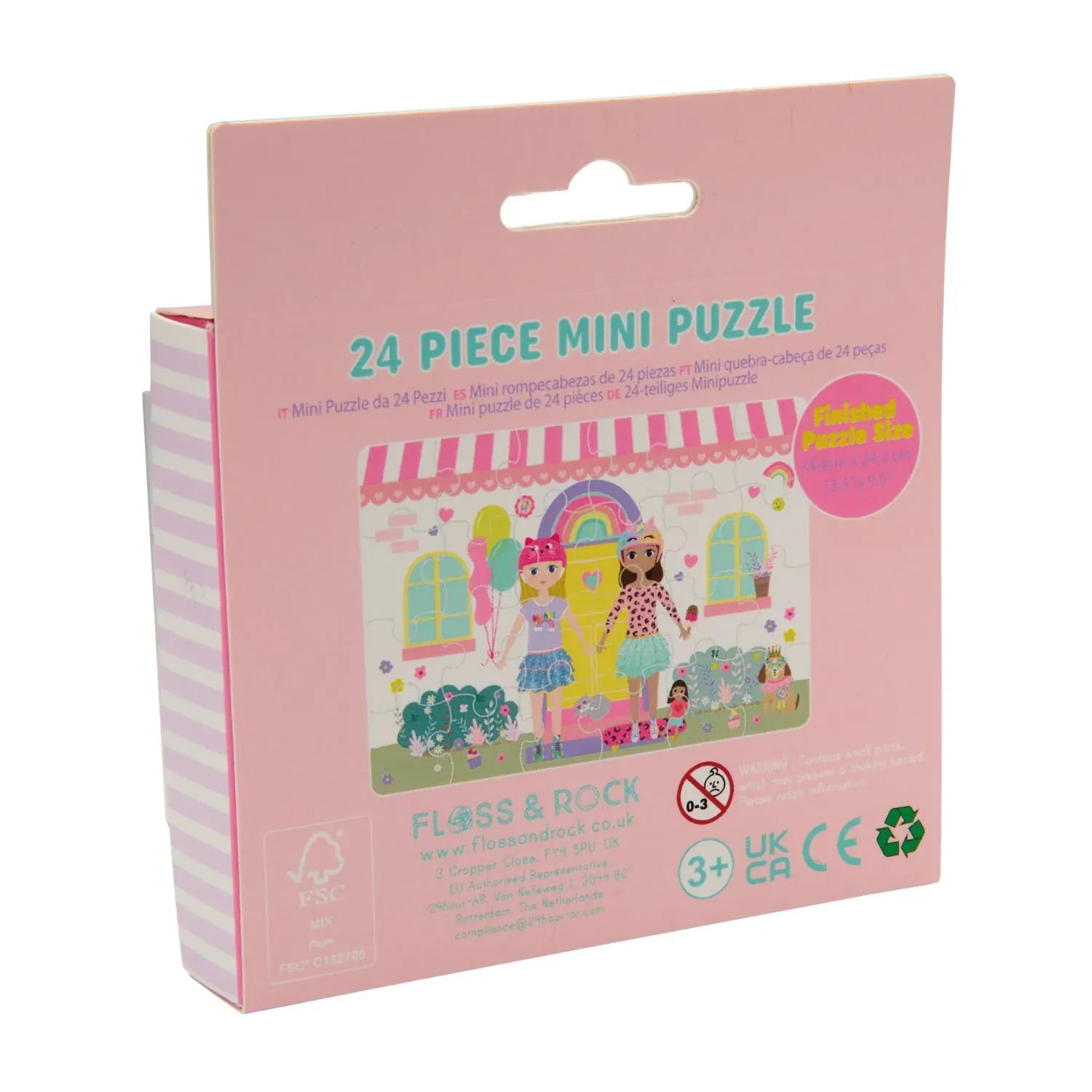Floss & Rock Toys 24pc Mini Puzzle - Best Friends