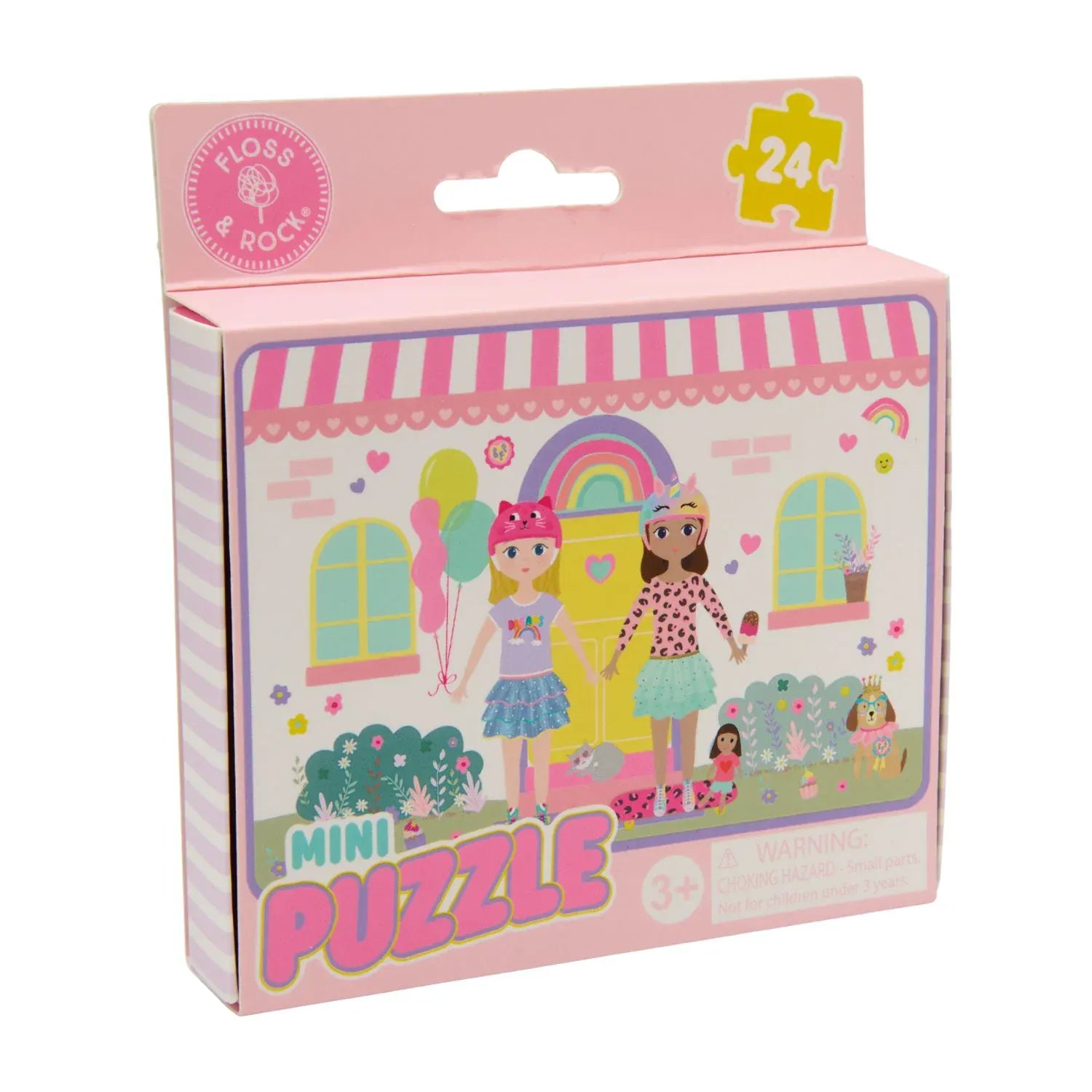 Floss & Rock Toys 24pc Mini Puzzle - Best Friends