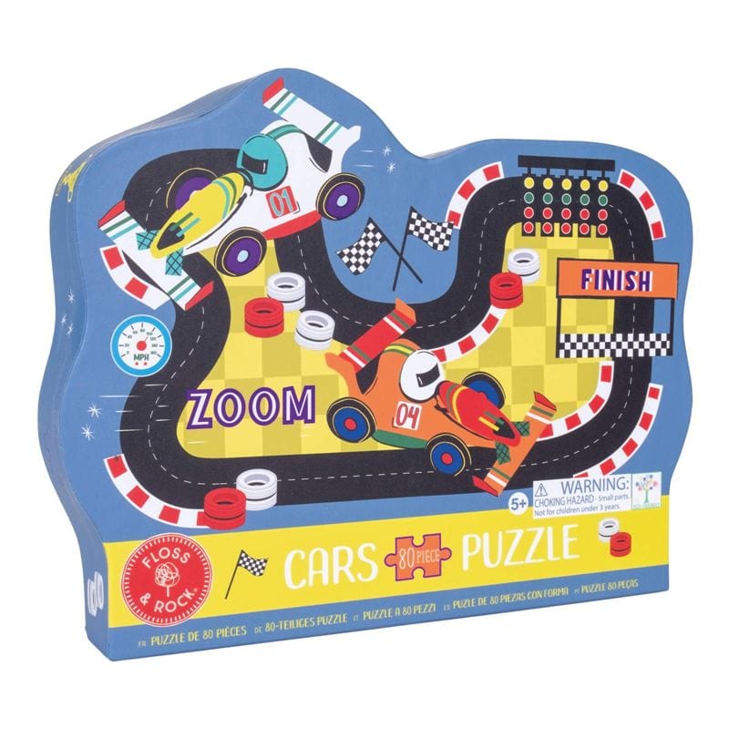 Floss & Rock Toys Cars - 80 Piece Puzzle