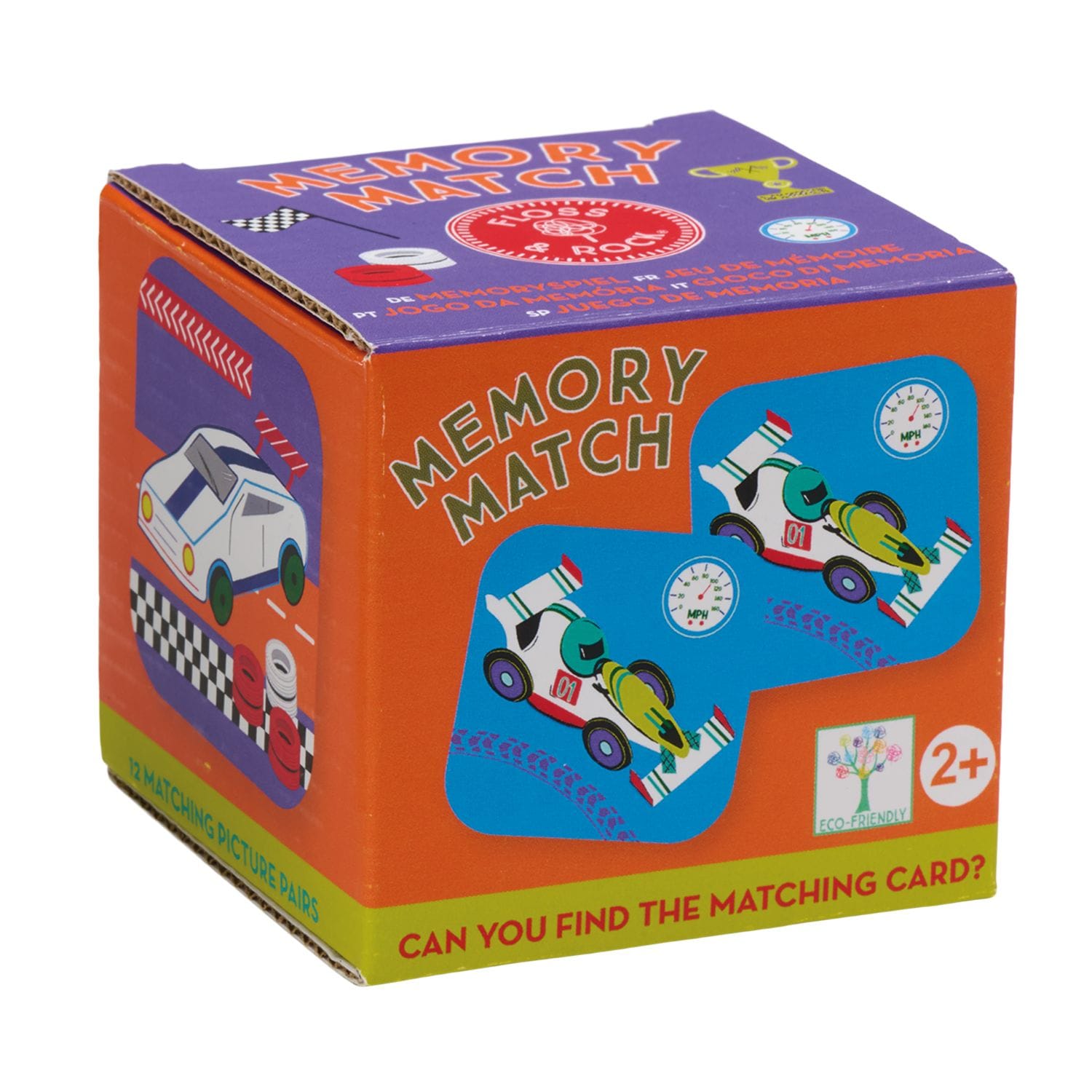Floss & Rock Toys Cars Memory Match