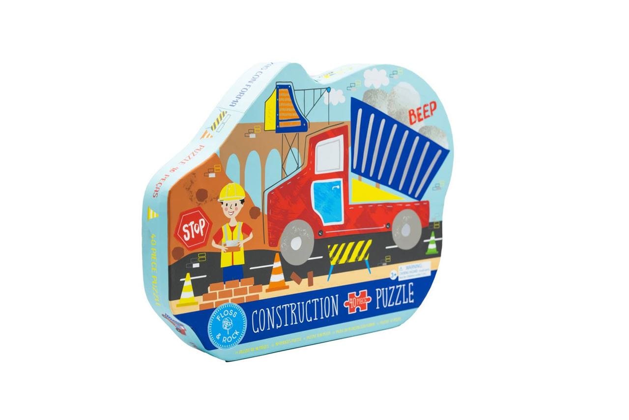 Floss & Rock Toys Construction - 40 Piece Puzzle