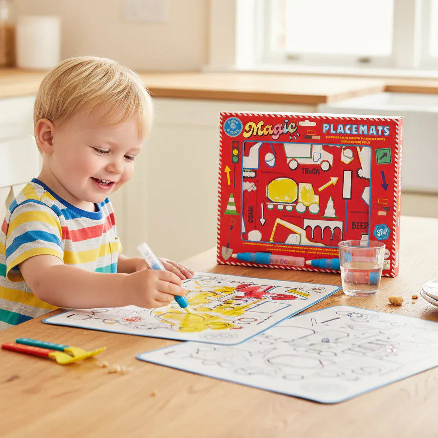 Floss & Rock Toys Construction - Magic Water Placemats