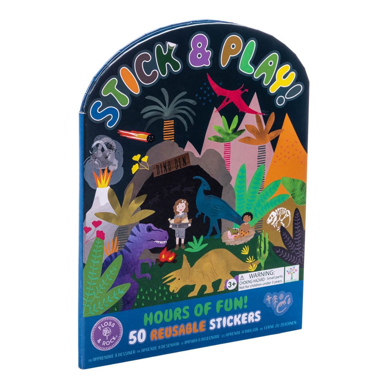 Floss & Rock Toys Dino - Stick & Play