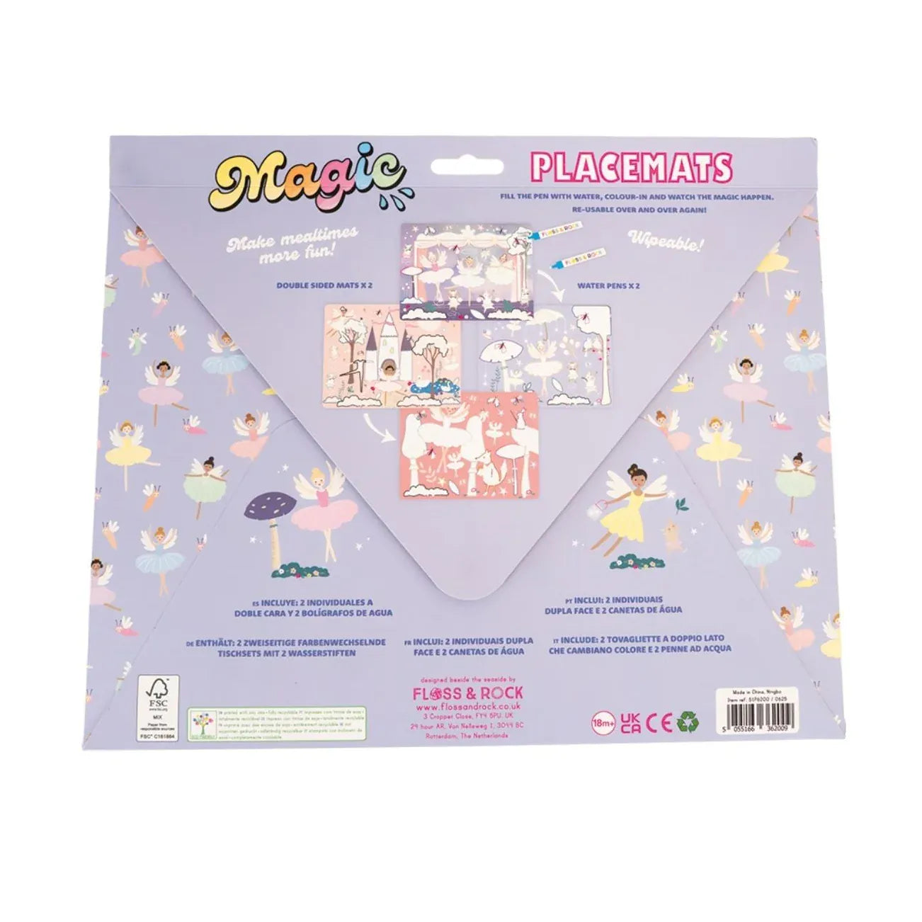 Floss & Rock Toys Enchanted - Magic Water Placemats