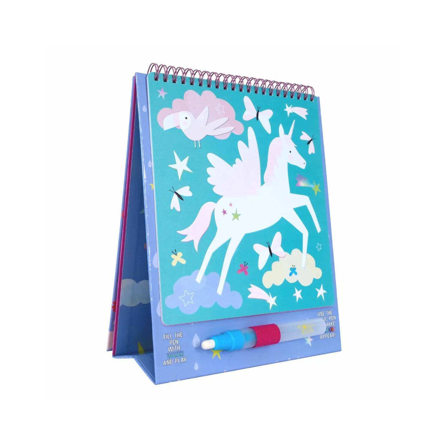 Floss & Rock Toys Fantasy - Magic Colour Changing Watercard Easel and Pen