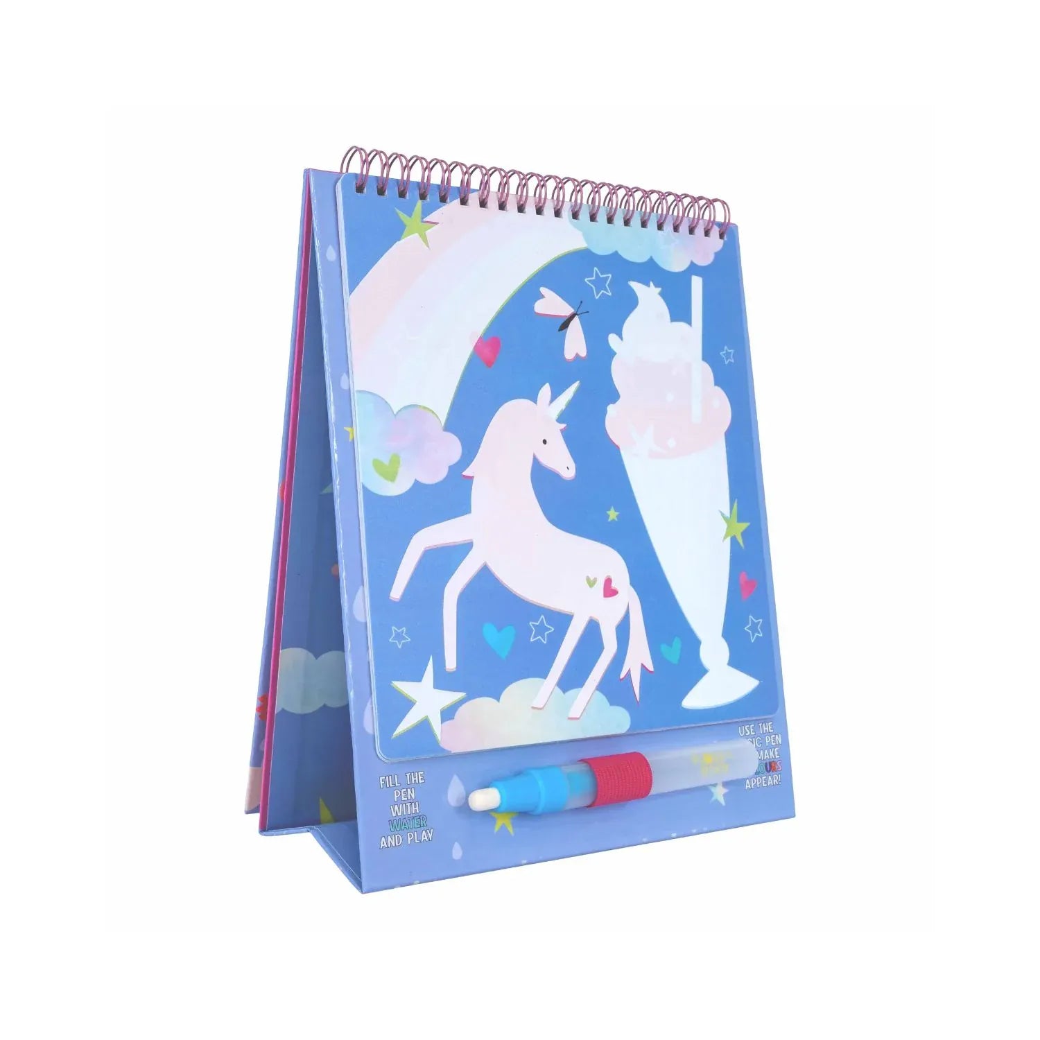 Floss & Rock Toys Fantasy - Magic Colour Changing Watercard Easel and Pen