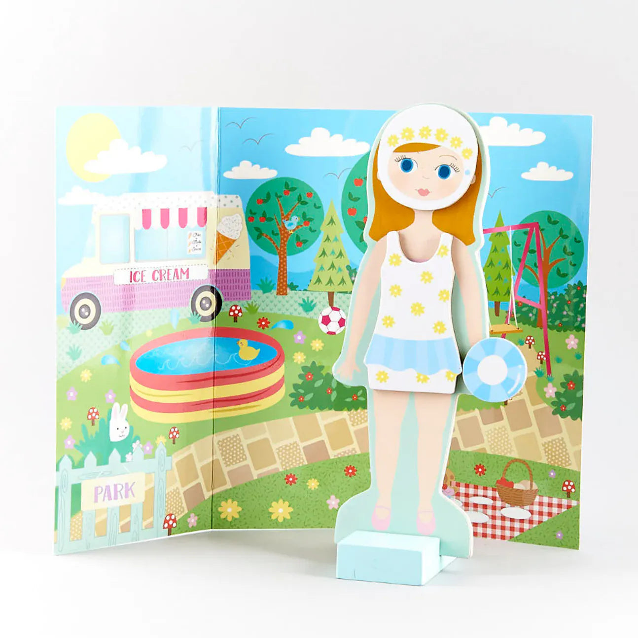 Floss & Rock Toys Magnetic Dress Up Doll - Elsie