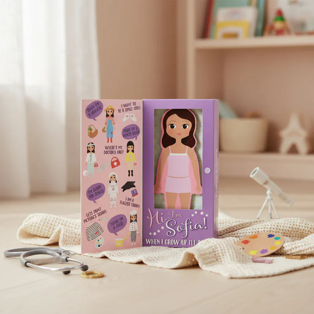 Floss & Rock Toys Magnetic Dress Up Doll - Sophia