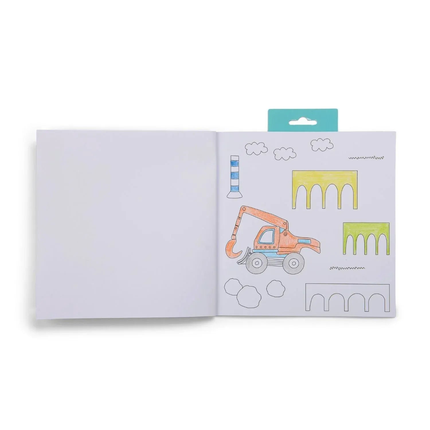 Floss & Rock Toys My Colouring Book - Scribble Sniff - Construction