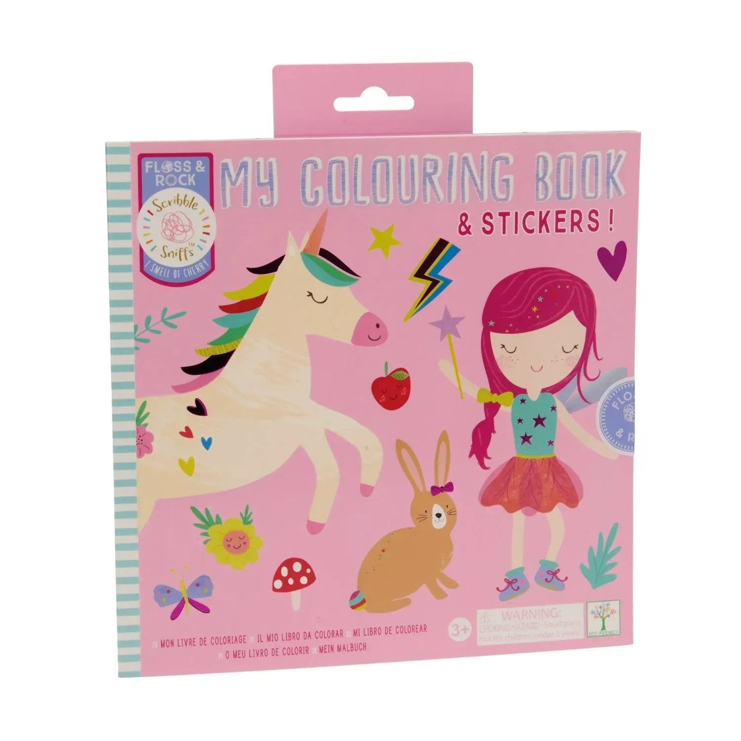 Floss & Rock Toys My Colouring Book - Scribble Sniff - Rainbow Fairy