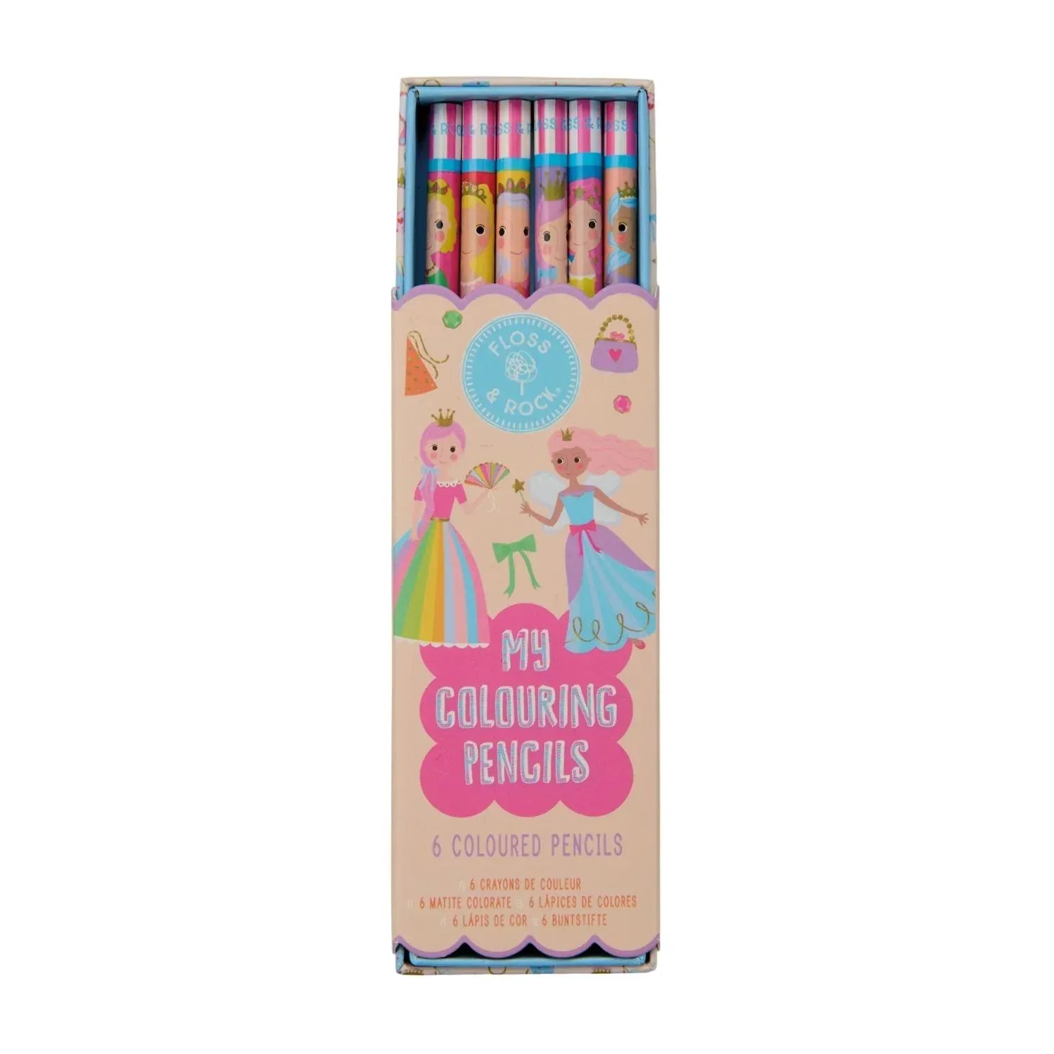 Floss & Rock Toys My Colouring Pencils - Princess