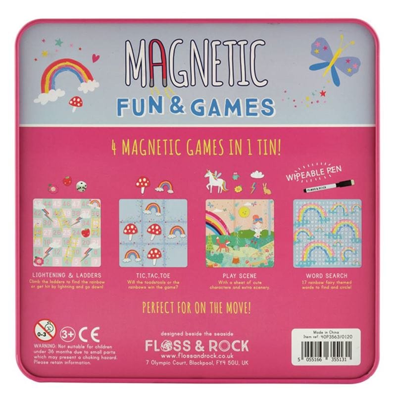 Floss & Rock Toys Rainbow Fairy 4 in 1 - Magnetic Games