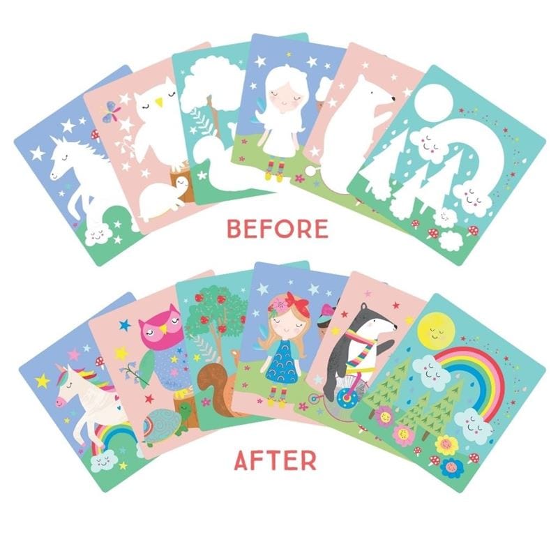 Floss & Rock Toys Rainbow Fairy - Water Easel Pad & Pen