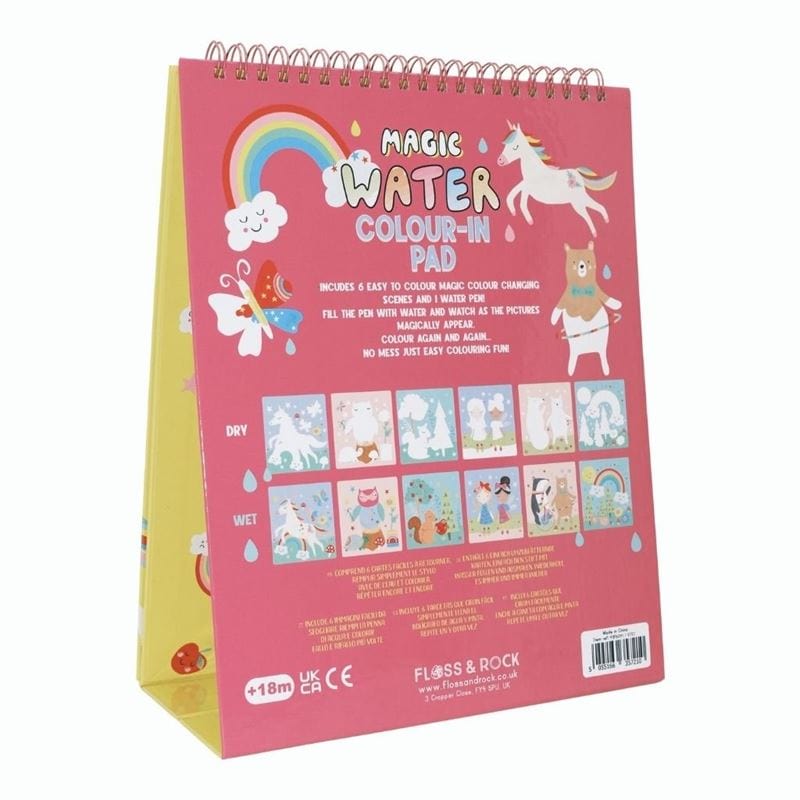 Floss & Rock Toys Rainbow Fairy - Water Easel Pad & Pen