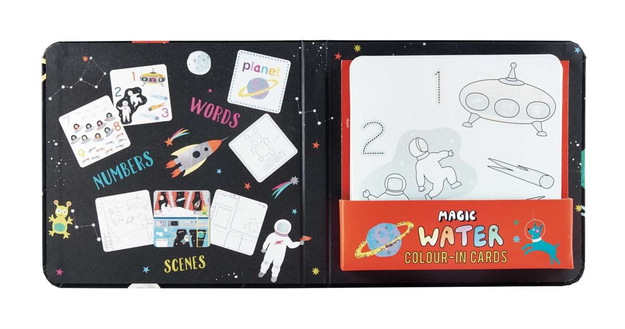 Floss & Rock Toys Space - Water Colouring Pad & Pen