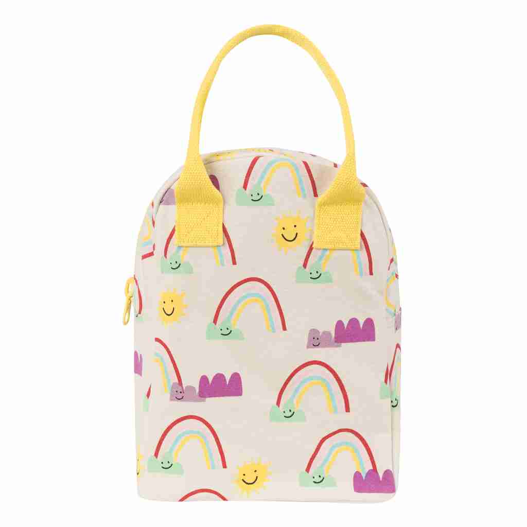 Fluf Accessory Feeding Rainbow Fluf Zipper Lunch Bag
