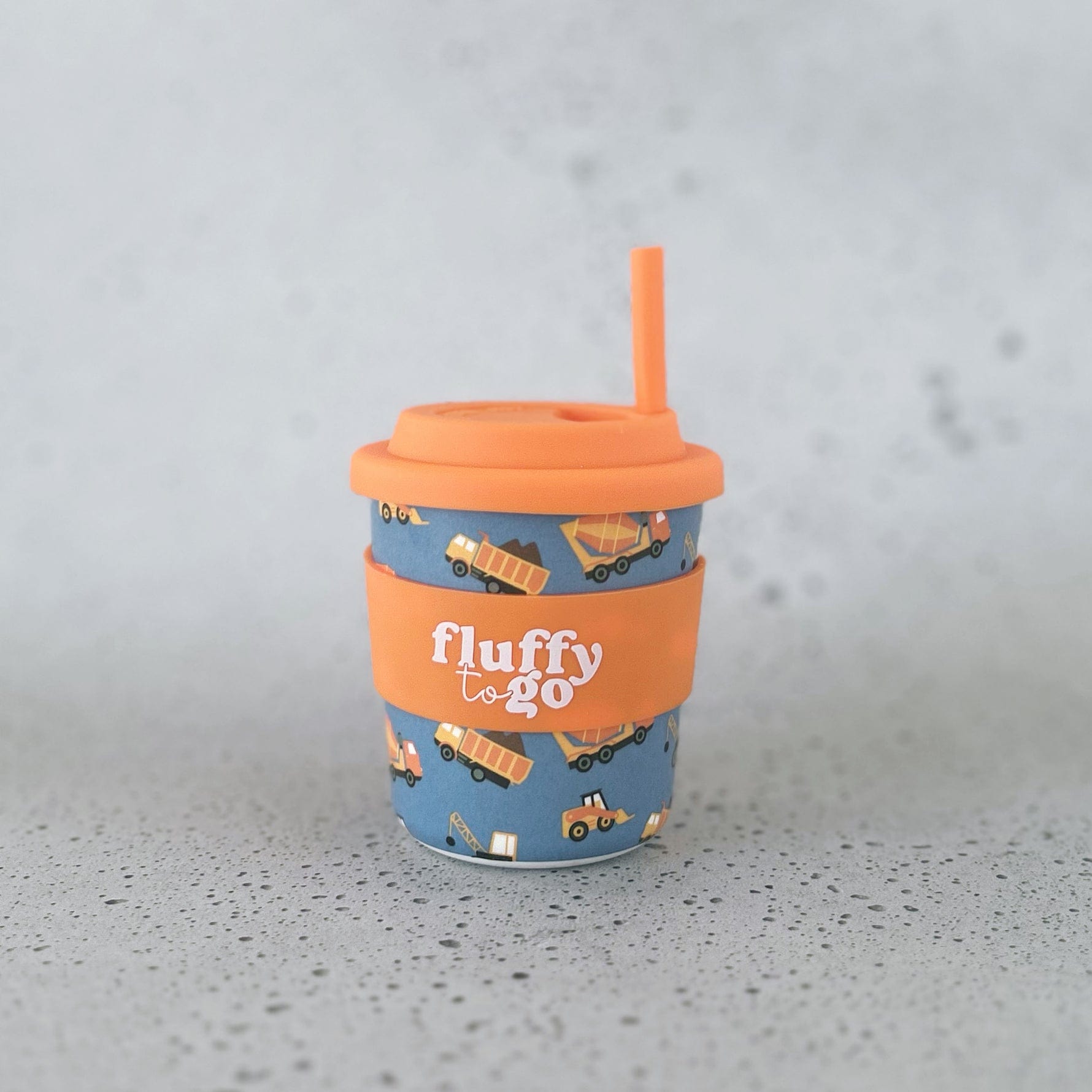 Fluffy To Go Accessory Feeding All About Construction Hot Choccy Cup 240ml