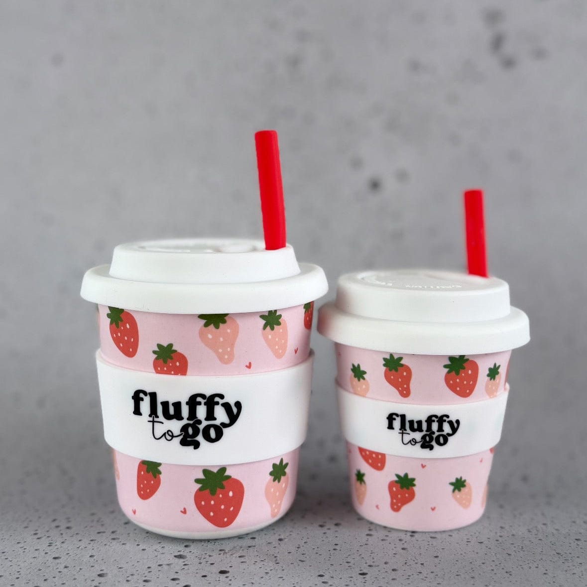 Fluffy To Go Accessory Feeding Berry Sweet Hot Choccy Cup