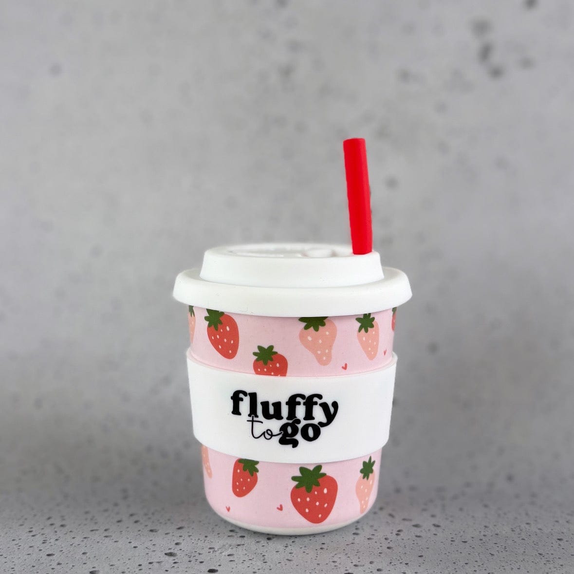 Fluffy To Go Accessory Feeding Berry Sweet Hot Choccy Cup