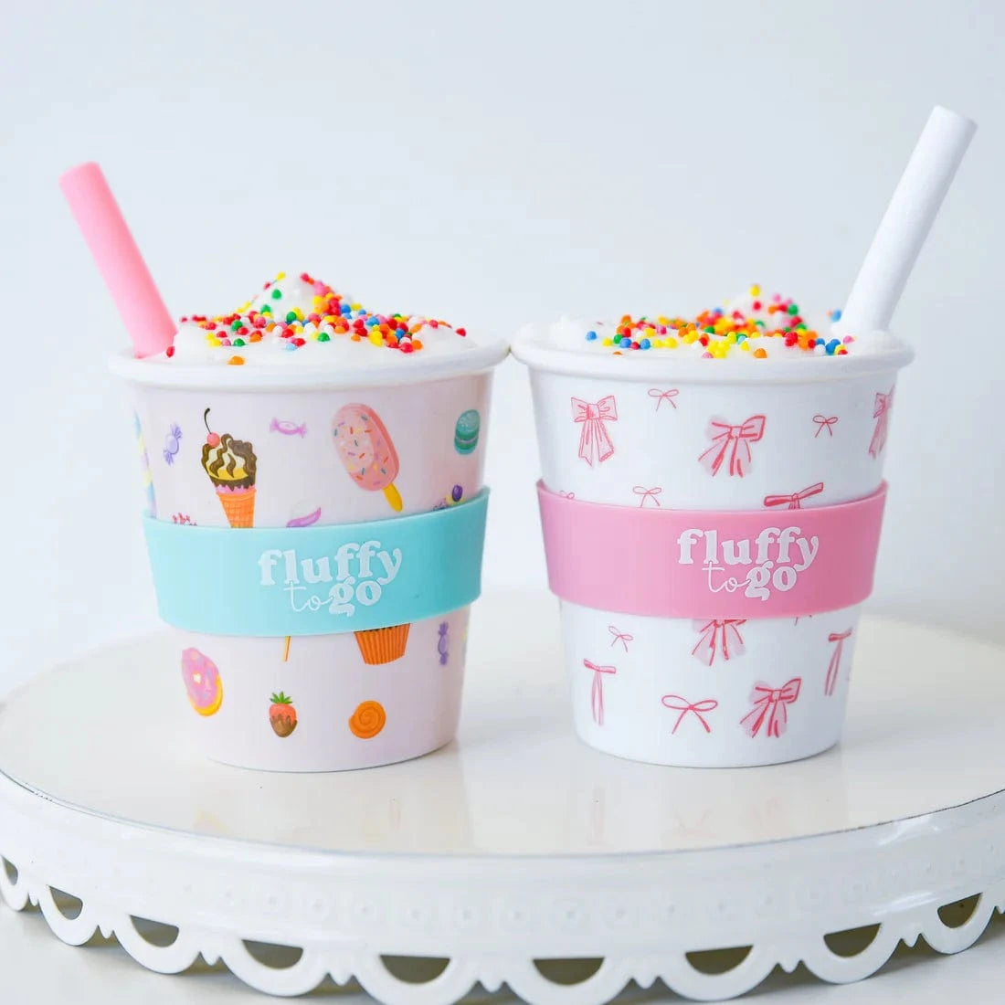 Fluffy To Go Accessory Feeding Candyland Fluffy Cup
