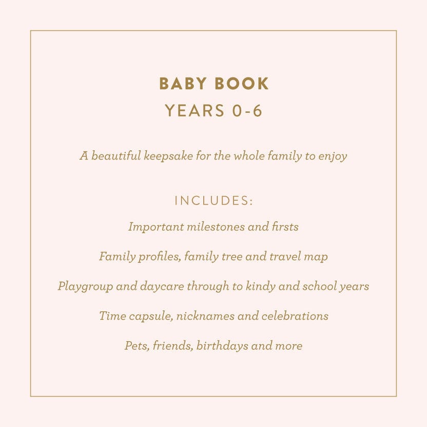 Fox & Fallow Childrens Books Mini Baby Book - Lilac