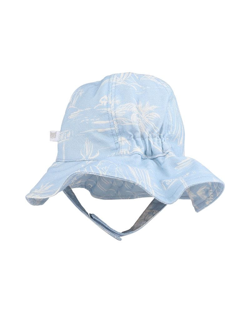 Fox & Finch Accesories Hats Surfs Up Linework Sunhat
