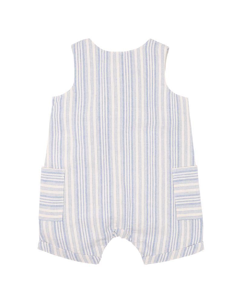 Fox & Finch Boys All In Ones Puffin Stripe Romper