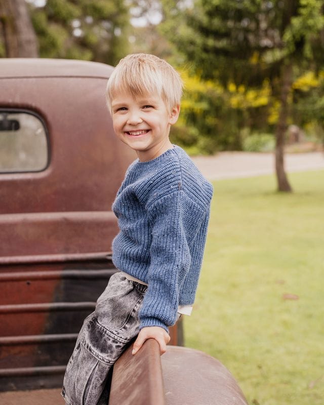 Fox & Finch Boys Jumper Outback Adventure Knit Jumper