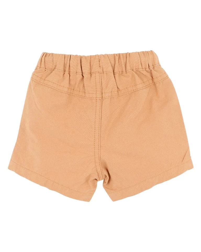 Fox & Finch Boys Tops Boys Tan Short