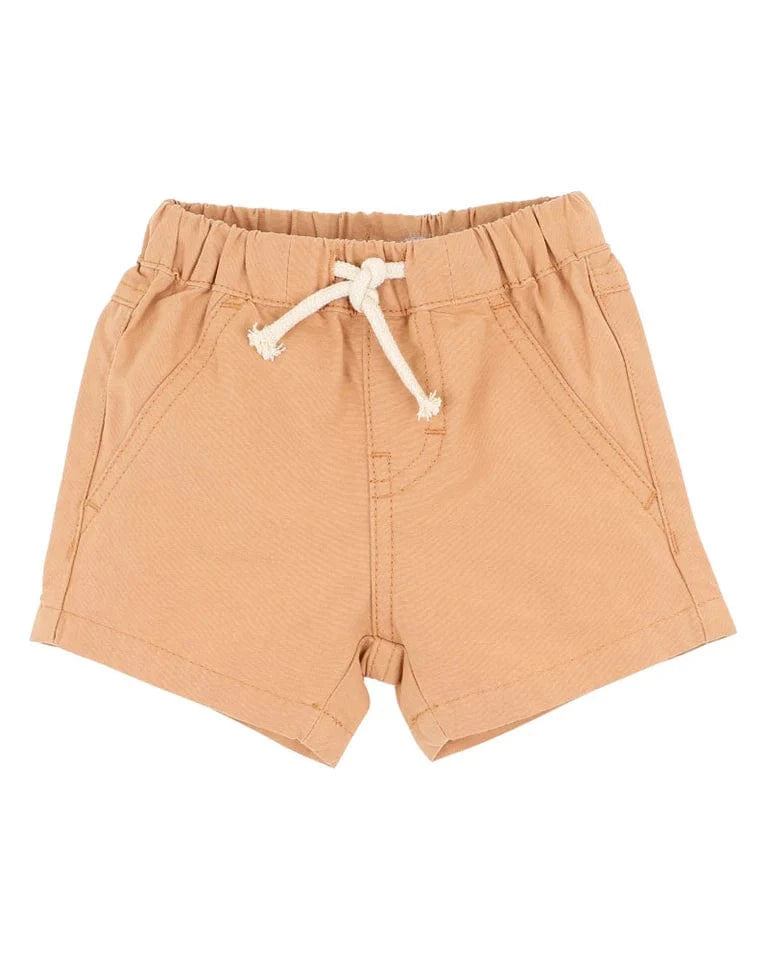 Fox & Finch Boys Tops Boys Tan Short