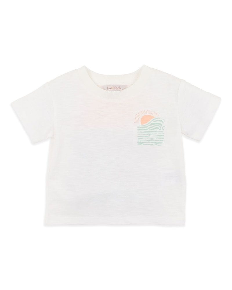 Fox & Finch Boys Tops Surfers Up Save the Ocean Tee