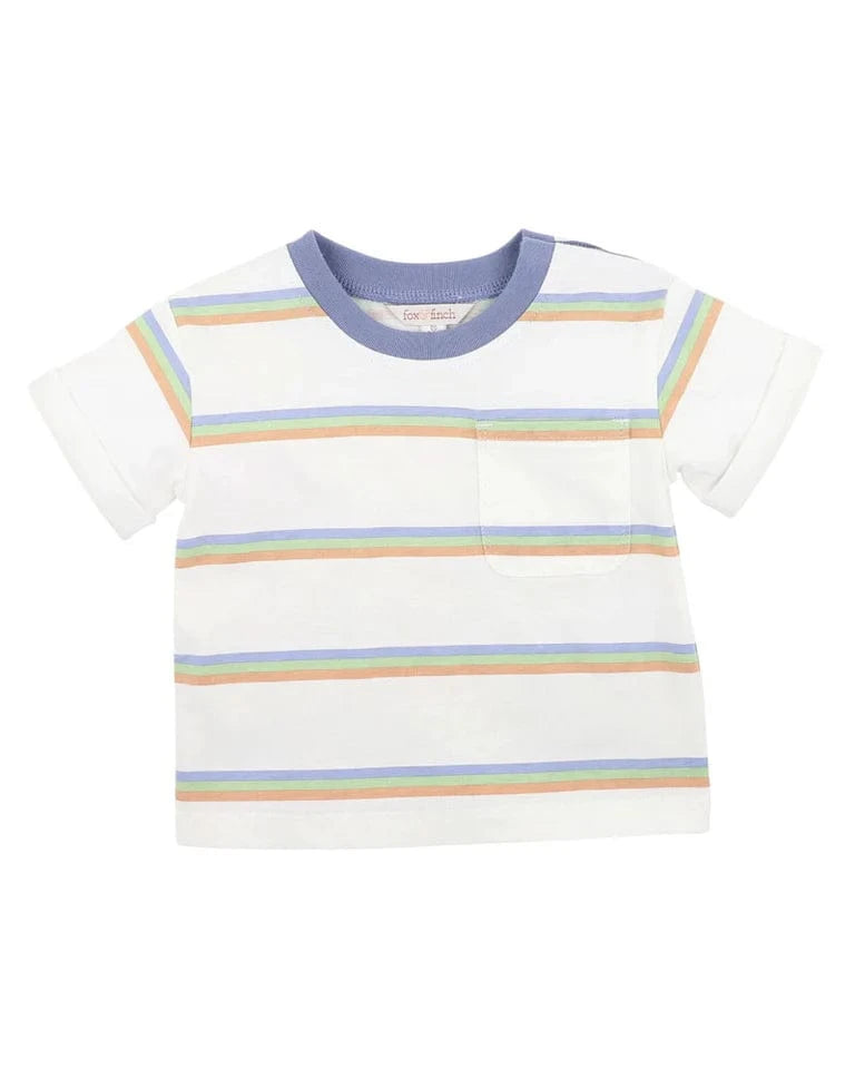 Fox & Finch Boys Tops Wildlings Stripe Tee