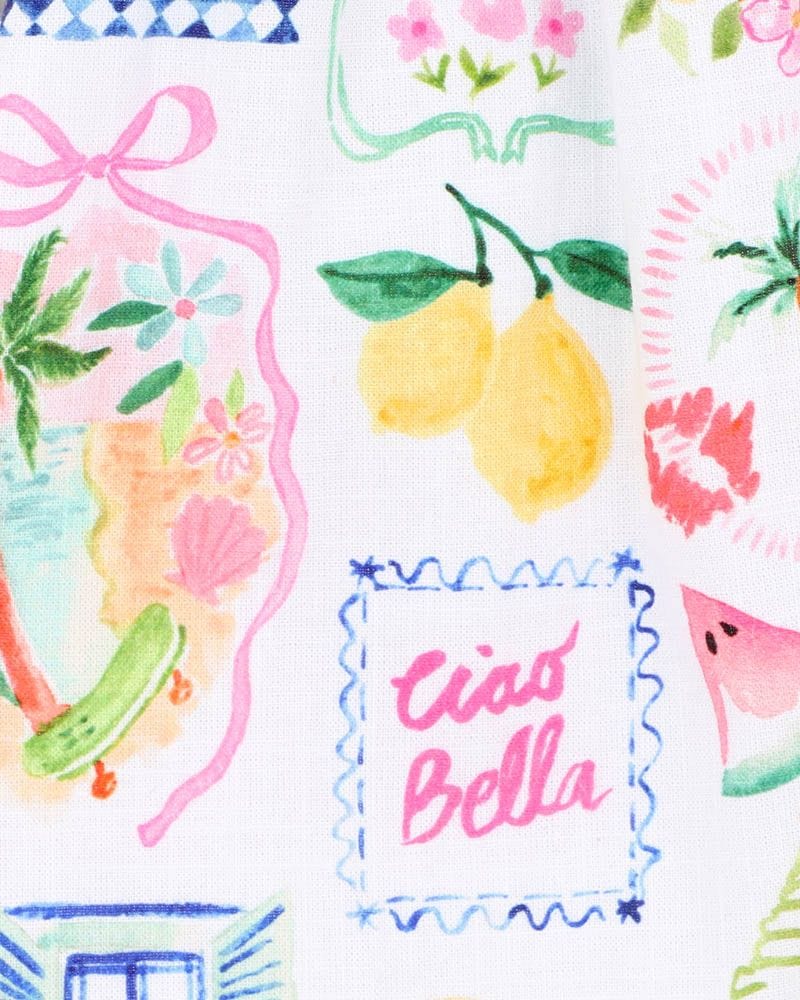 Fox & Finch Girls All In One Summer Vacay Dress