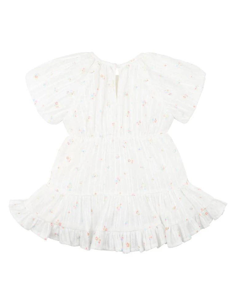 Fox & Finch Girls Dress Palm Cove Ditsy Tiered  Dress