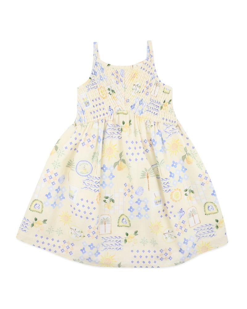 Fox & Finch Girls Dress Piccolina Shirred Dress