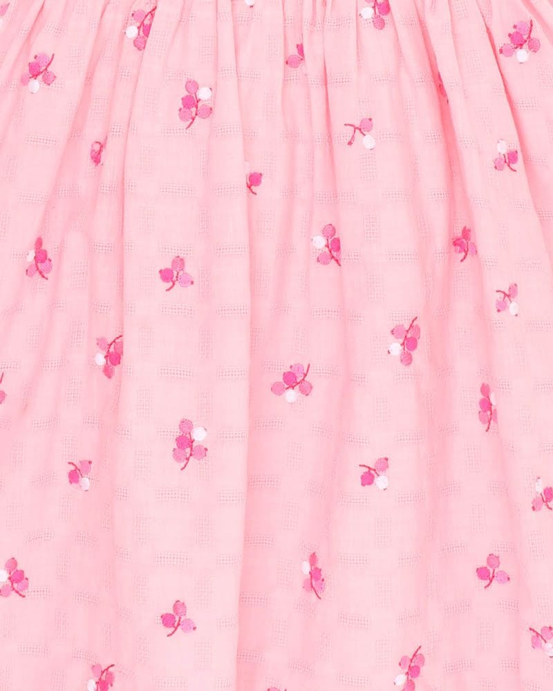 Fox & Finch Girls Dress Summer Vacay Embroidered Dress