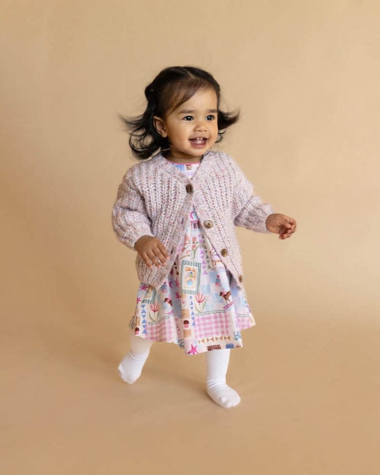 Fox & Finch Girls Jumper Winter Vacay Knitted Cardigan