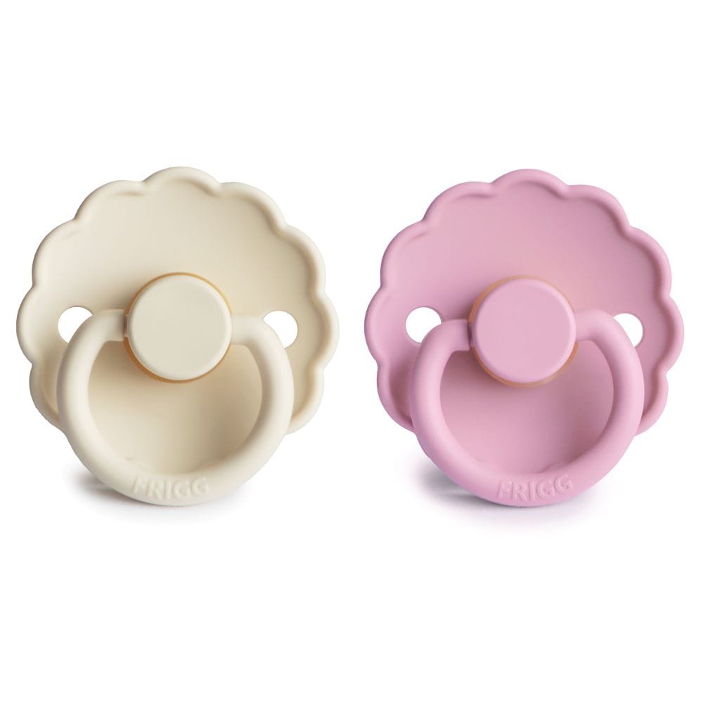 Frigg Baby Accessory Cream/Lupine Frigg Daisy Silicone Pacifier - Size 2