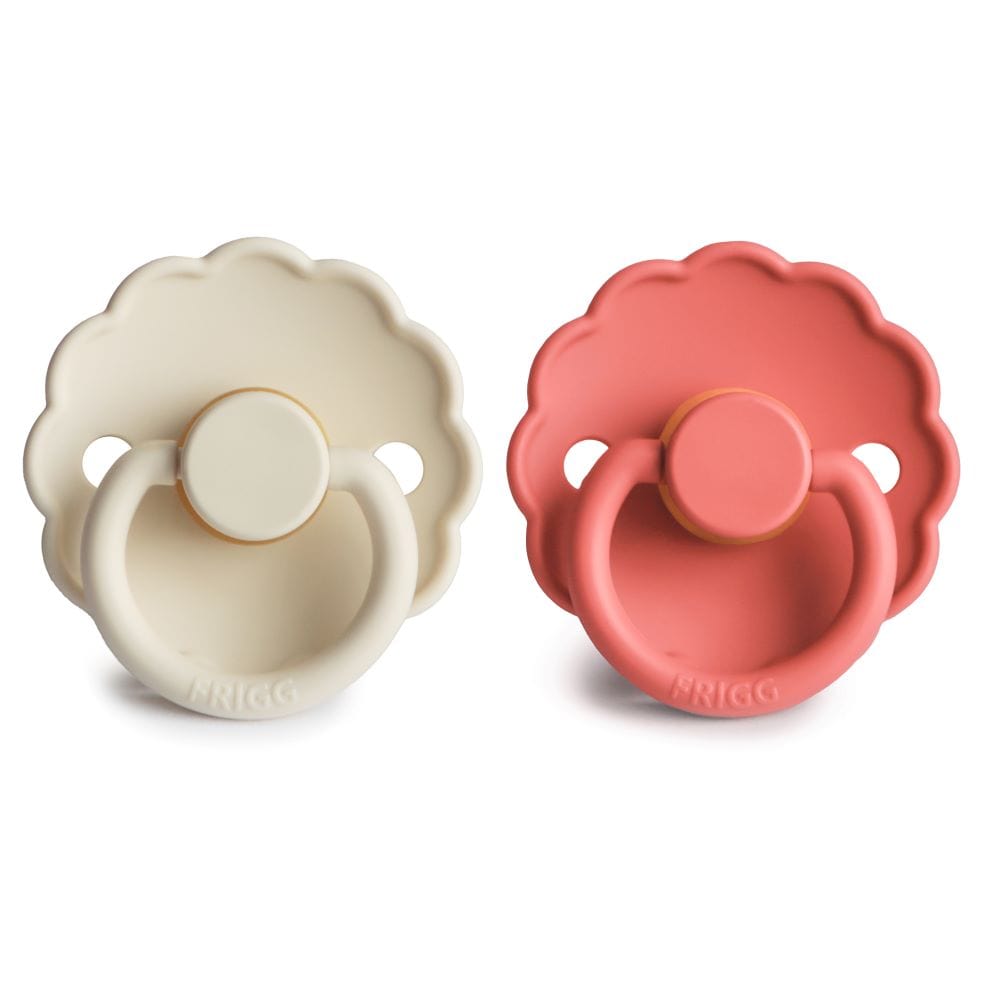 Frigg Baby Accessory Cream/Poppy Frigg Daisy Silicone Pacifier - Size 2