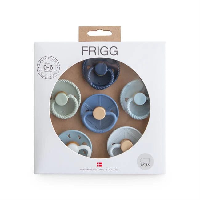 Frigg Baby Accessory FRIGG 6-Pack Round Latex Pacifiers - Size 1