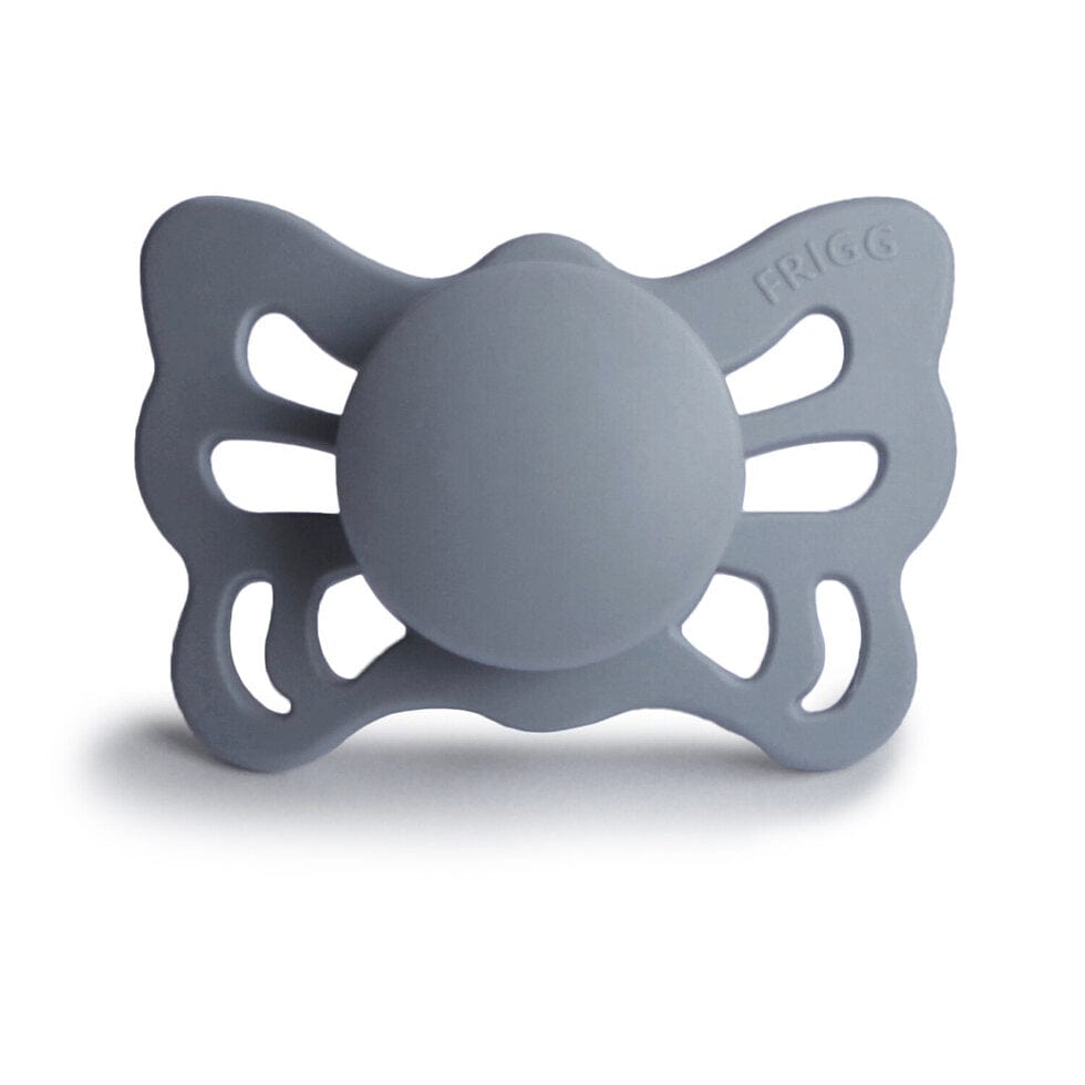Frigg Baby Accessory Great Grey Frigg Anatomical Butterfly Silicone Pacifier - Size 1