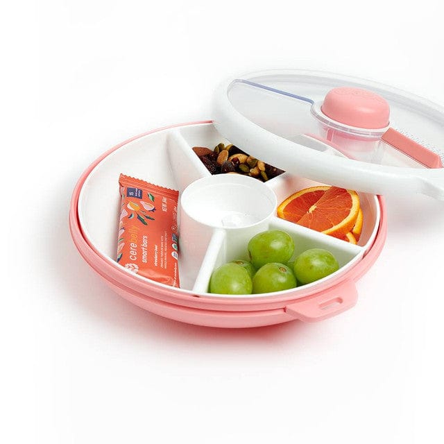 Gobe Kids Lunchbox with Snack Spinner Watermelon Pink