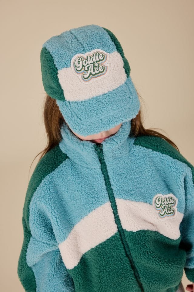Goldie + Ace Accessories Hats Blair Sherpa Cap Teal