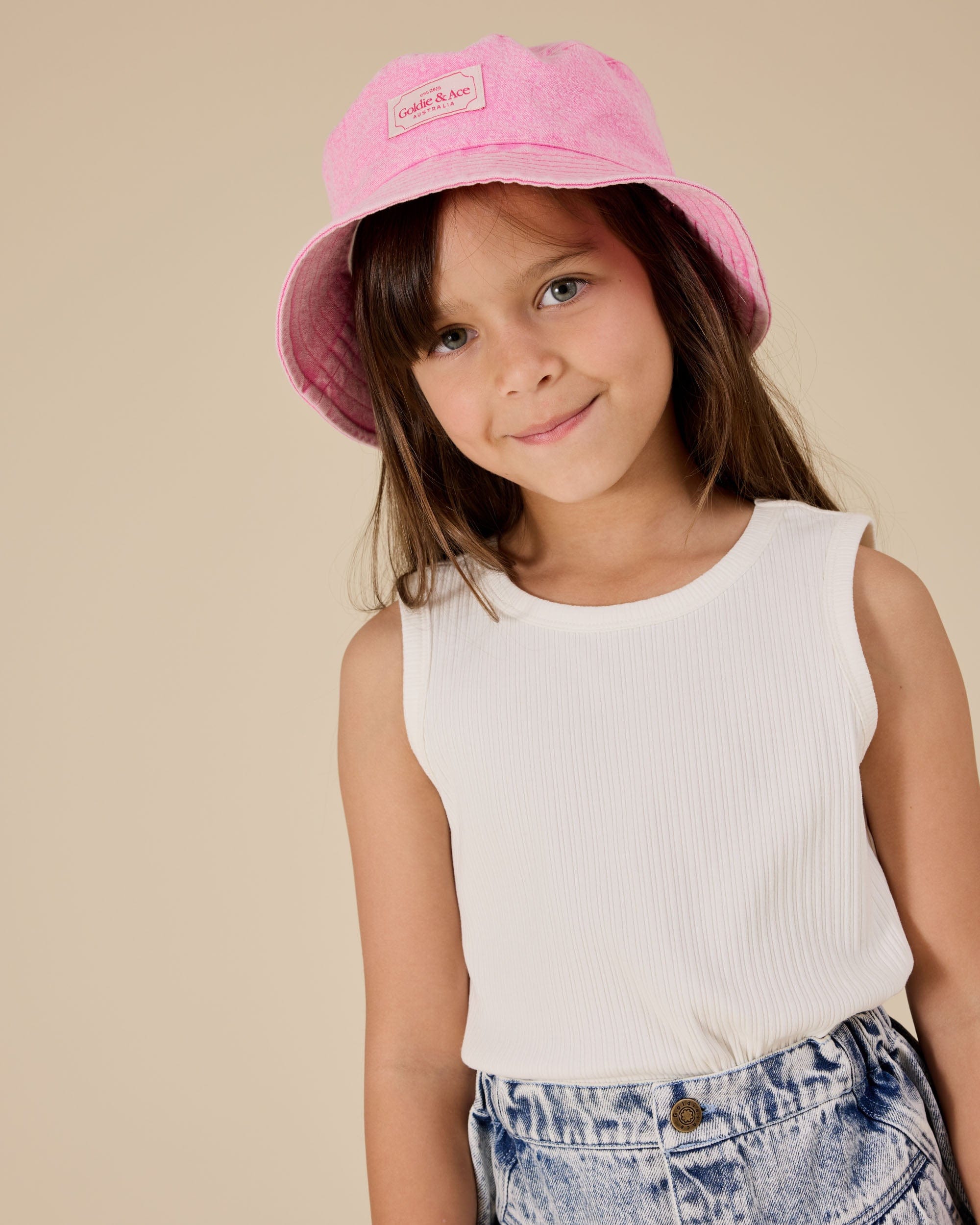 Goldie + Ace Accessories Hats Denim Bucket Hat