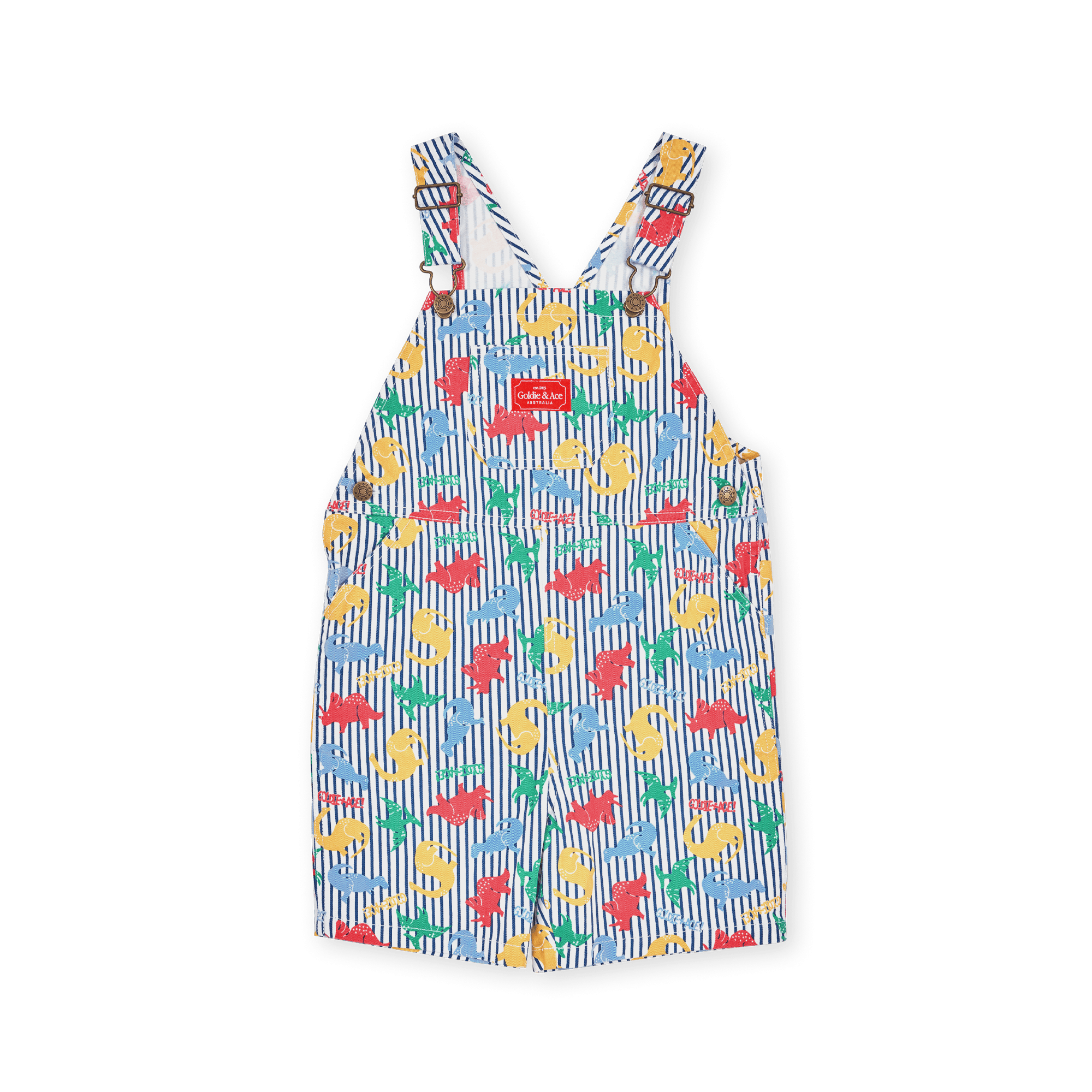 Goldie + Ace Boys All In Ones 3-6M Dino Print Burton Overall