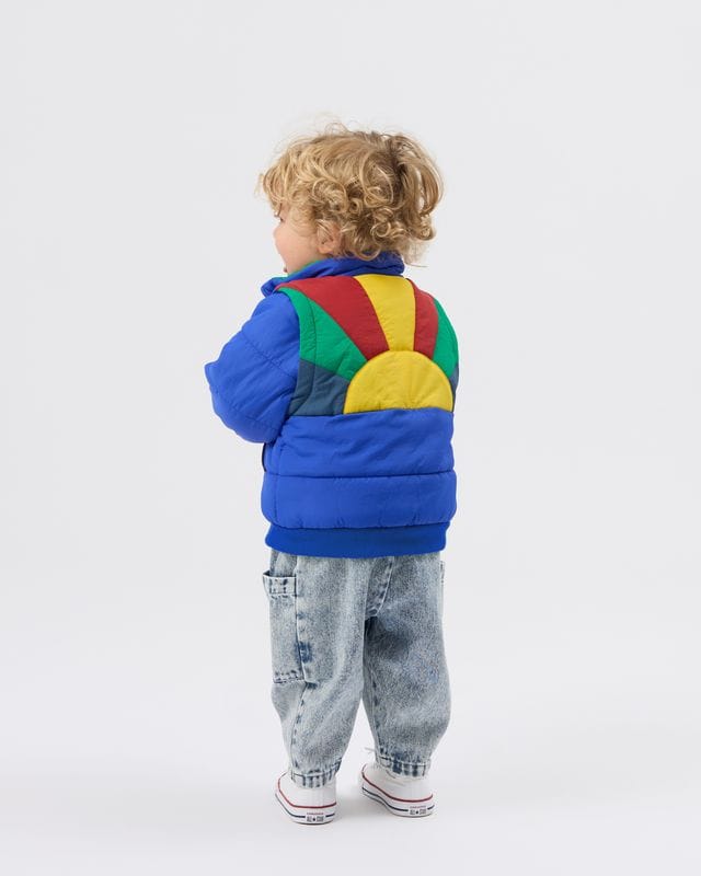 Goldie + Ace Boys Jacket Charlie Sunrise Parka/Vest Primary