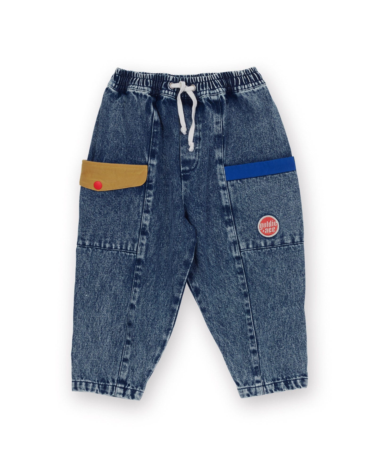 Goldie + Ace Boys Pant Kit Colour Block Denim Pocket Pant