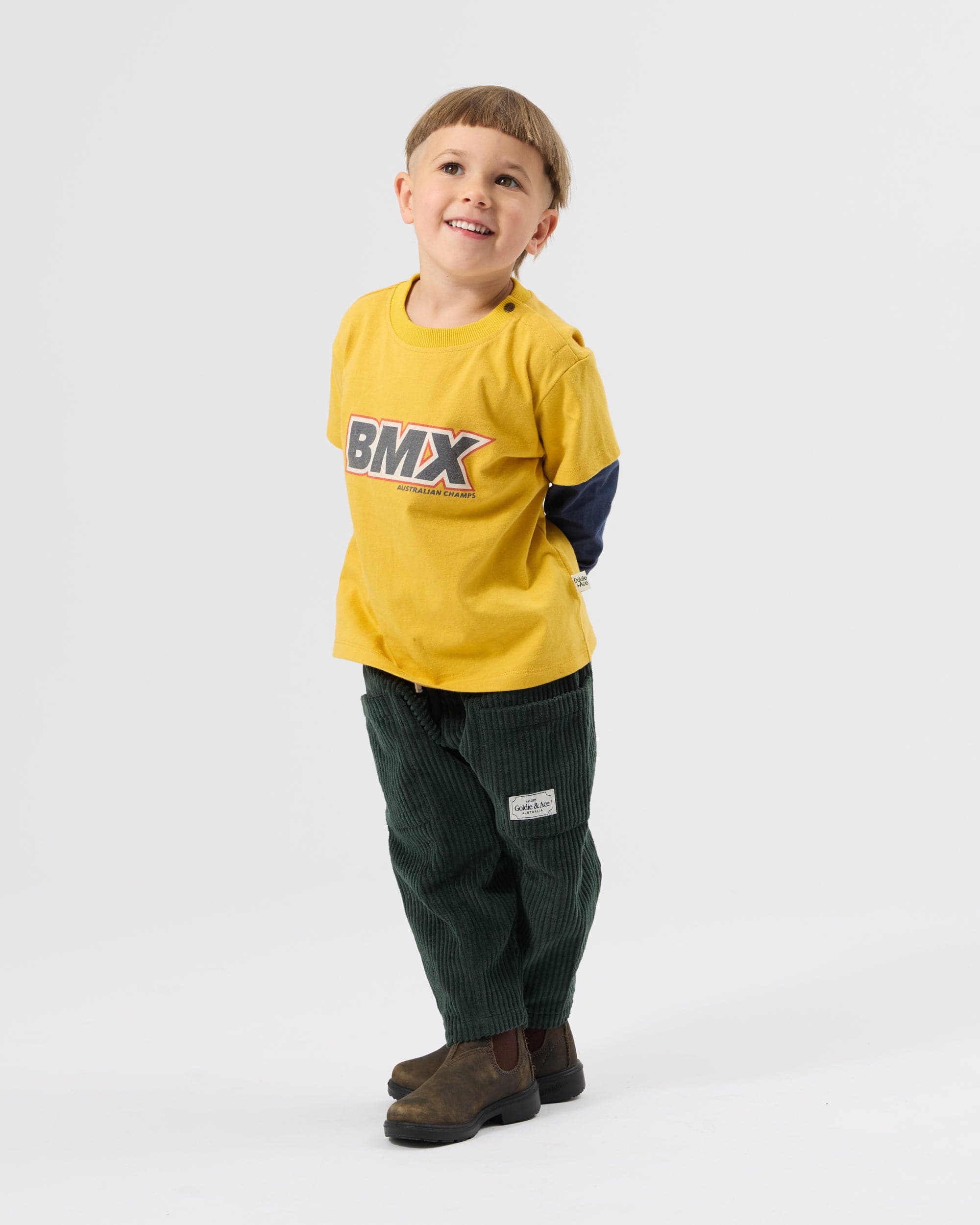 Goldie + Ace Boys Tops BMX Layered Longsleeve T-Shirt